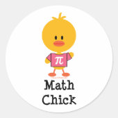 Math Chick Stickers (Vorderseite)