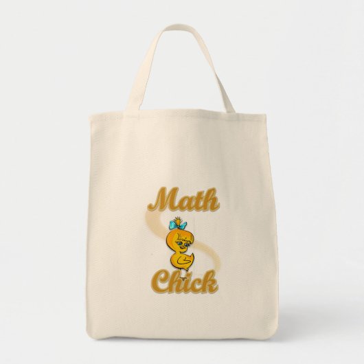 Math Chick Tragetasche (Vorne)