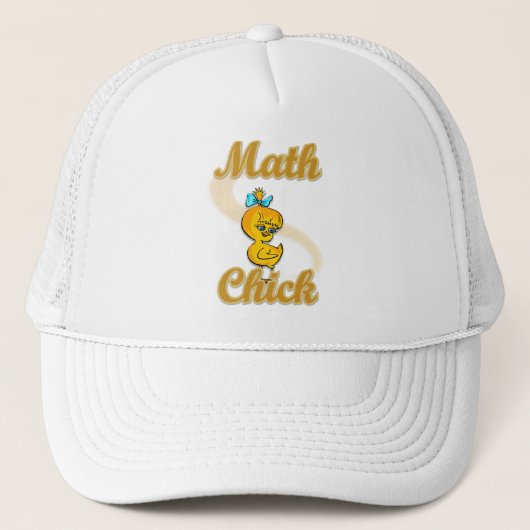 Math Chick Truckerkappe (Vorderseite)