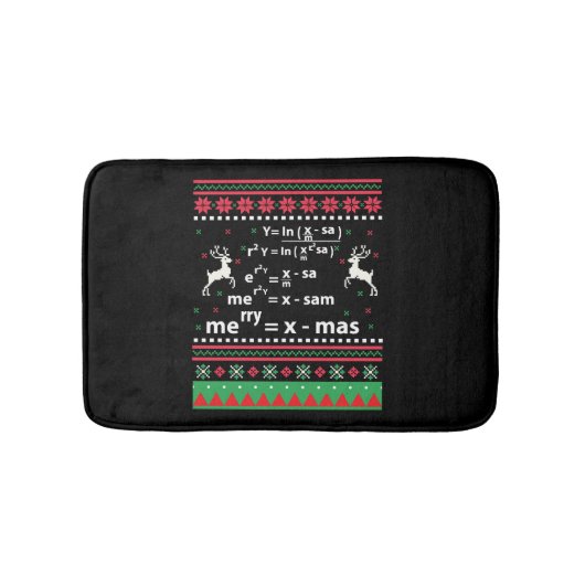 MATH CHRISTMAS BADEMATTE (Vorderseite)