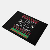 MATH CHRISTMAS FUßMATTE (Schrägansicht)