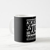 Math Christmas Kaffeetasse (Vorderseite Links)