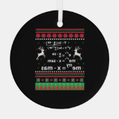 MATH CHRISTMAS ORNAMENT AUS GLAS (Rückseite)