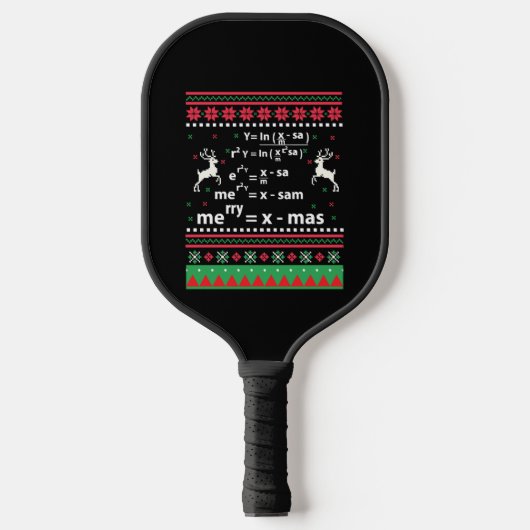 MATH CHRISTMAS PICKLEBALL SCHLÄGER (Vorderseite)