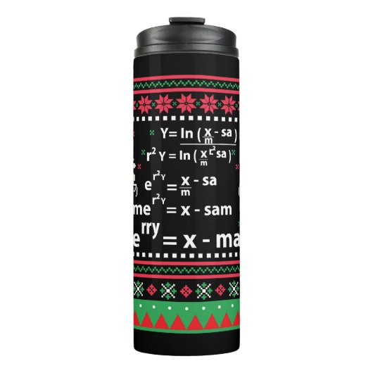 MATH CHRISTMAS THERMOSBECHER (Vorderseite)