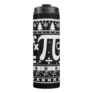Math Christmas Thermosbecher