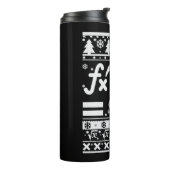 Math Christmas Thermosbecher (Nach links gedreht)