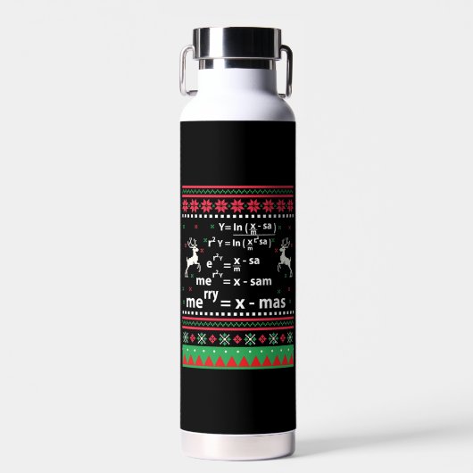 MATH CHRISTMAS TRINKFLASCHE (Vorne)