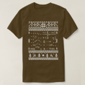 MATH CHRISTMAS UGLY CHRISTMAS MATH SWEATER T-Shirt (Design vorne)
