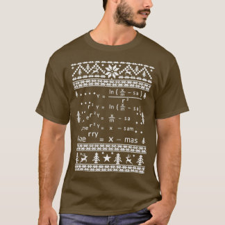 MATH CHRISTMAS UGLY CHRISTMAS MATH SWEATER T-Shirt