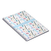MATH CLASS BLUE AQUA PINK NOTEBOOK NOTIZBLOCK (Rechte Seite)