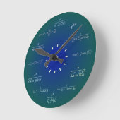Math Clock Runde Wanduhr (Winkel)