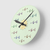 Math Clock Runde Wanduhr (Winkel)