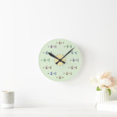 Math Clock Runde Wanduhr (Zuhause)