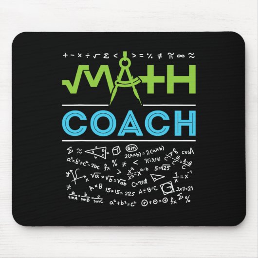 Math-Coach-Lehrer-Dankeschön Zur Schule Mousepad (Vorne)