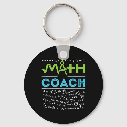 Math-Coach-Lehrer Dankeschön Zur Schule Schlüsselanhänger (Vorderseite)