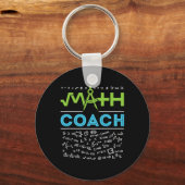 Math-Coach-Lehrer Dankeschön Zur Schule Schlüsselanhänger (Vorderseite)