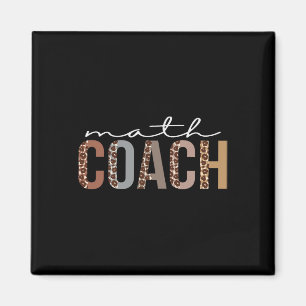 Math Coach Leopard schätzen Spaß für Frauen für Magnet