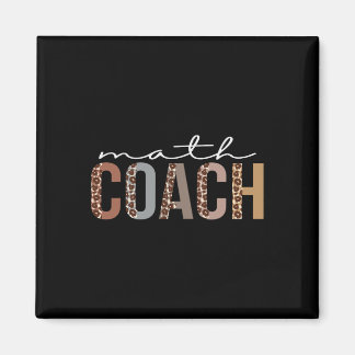 Math Coach Leopard schätzen Spaß für Frauen für Magnet