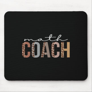 Math Coach Leopard schätzen Spaß für Frauen für Mousepad