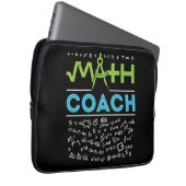 Math Coach Mathematics Tutor Laptopschutzhülle (Vorne Rechts)