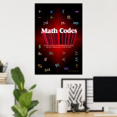 Math Codes Poster (Heimbüro)