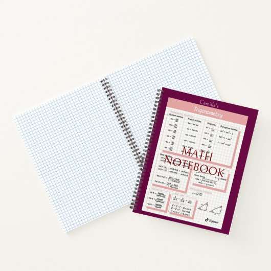 Math Copybook Notizblock (Innenseite)