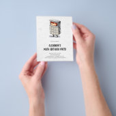 Math Costume Kinderbudget Geburtstagseinladung Flyer (Gruppe)