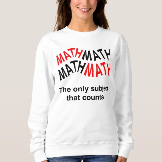 Math Counts Wavy Sweatshirt (Vorderseite)