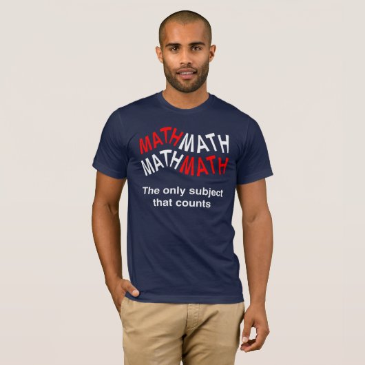 Math Counts Wavy T-Shirt (Vorne ganz)