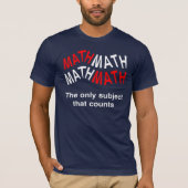 Math Counts Wavy T-Shirt (Vorderseite)
