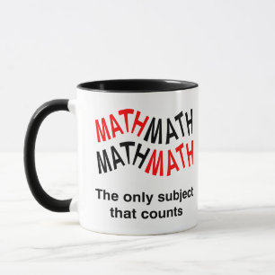 Math Counts Wavy Tasse