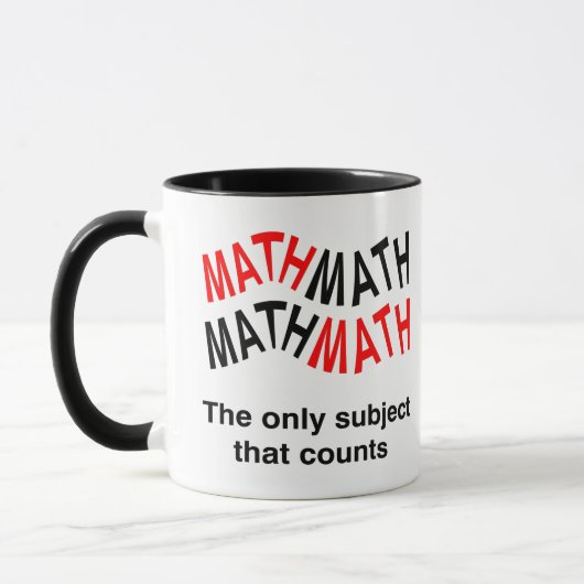 Math Counts Wavy Tasse (Links)