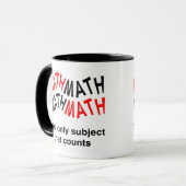Math Counts Wavy Tasse (Vorderseite Links)