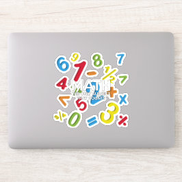 MATH DAS EINZIGE THEMA, DAS ZÄHLT AUFKLEBER