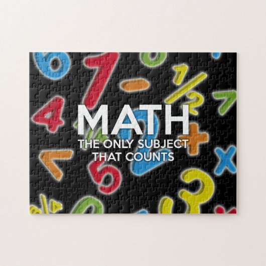 MATH DAS EINZIGE THEMA, DAS ZÄHLT PUZZLE (Horizontal)