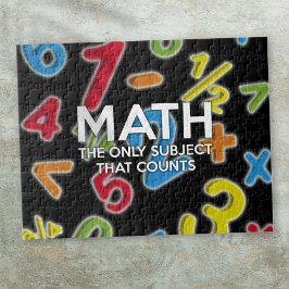 MATH DAS EINZIGE THEMA, DAS ZÄHLT PUZZLE