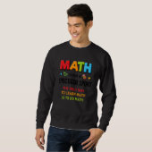 Math Day Calculator Anzahl Lernen Math Outfit Ed Sweatshirt (Vorne ganz)