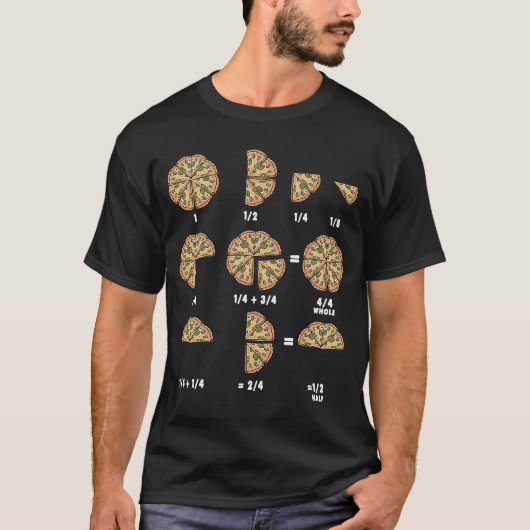 Math Day Costume Idee für Kinder & Pizza Slice Fra T-Shirt (Vorderseite)