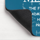 Math Der erste Schritt ist, ein Problem zuzugeben Mousepad (Ecke)