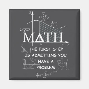 Math Der erste Schritt ist, zuzugeben, dass man ei Magnet