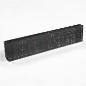 Math Desk Namplate Namensplakette