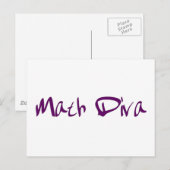 Math Diva Postkarte (Vorne/Hinten)