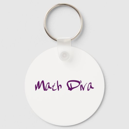 Math Diva Schlüsselanhänger (Vorderseite)