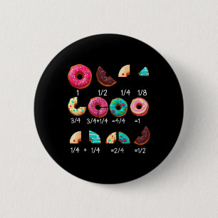 Math Donut Bruch Byck Zur Schule Lehrer Geschenke Button