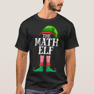 Math Elf Matching Familienweihnachtliches Party Pa T-Shirt