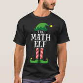 Math Elf Matching Family Group Weihnachts-Party T-Shirt (Vorderseite)