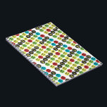 Math equals Fun © - Funny Pi Colorful Notebook Notizblock<br><div class="desc">Math equals Fun saying and a Colorful Pi Symbol design for the hip Pi lover and those that celebrate Pi Day or 3.14...  Fun Pi Journal Notebook!  Great Pi Day Gift for Math Lovers.</div>