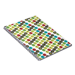 Math equals Fun © - Funny Pi Colorful Notebook Notizblock