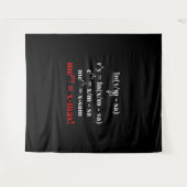 Math Equation Frohe Weihnachten Wandteppich (Vorderseite (Horizontal))